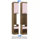 Ver imagem 3 de Mesa de Cabeceira Alta 38cm 1 Porta 1 Gaveta Paris Luciane
