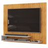 Painel Tv 55 Pol 134cm Ripado David D04 Cedro/bali - Mpozenato - 1