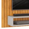 Painel Tv 55 Pol 134cm Ripado David D04 Cedro/bali - Mpozenato - 8