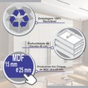Ver imagem 7 de Guarda Roupa Casal Zeus 6 Portas 7 Gavetas em MDF Dobradiça Slow Móveis D Doro