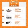 Kit - Panela Wok 6L 36 Cm Vermelho + 1 Conjunto Facas 9pç + 1 Faqueiro Inox 24pç - Tramontina - 2