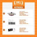 Ver imagem 2 de Kit - Panela Wok 6L 36 Cm Vermelho + 1 Conjunto Facas 9pç + 1 Faqueiro Inox 24pç - Tramontina