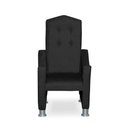 Ver imagem 1 de Mini Cadeira Poltrona Infantil Troninho Decorativa Suede Preto