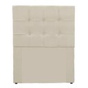 Ver imagem 2 de Cabeceira Box Shop Clean Solteiro 90cm Em Couro Sintético Bege