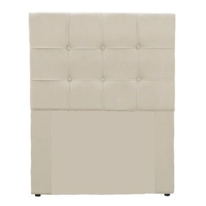 Cabeceira Box Shop Clean Solteiro 90cm Em Couro Sintético Bege