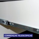 Ver imagem 3 de Guarda-Roupas 6 Portas 2 Gavetas Delta com Espelho Cinamomo/Off White