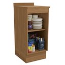 Ver imagem 3 de Balcao com Tampo 1 Porta 40 Cm Mdp Maxxi G741 Canela Kappesberg