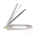 Ver imagem 3 de Assento Poliester Soft Close Antimicrobiano Link Lk Branco para Vaso Deca com Ferragem Dourada