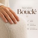 Ver imagem 6 de Poltrona Amamentação Mamãe em Balanço + Puff Tecido Bouclé Bege