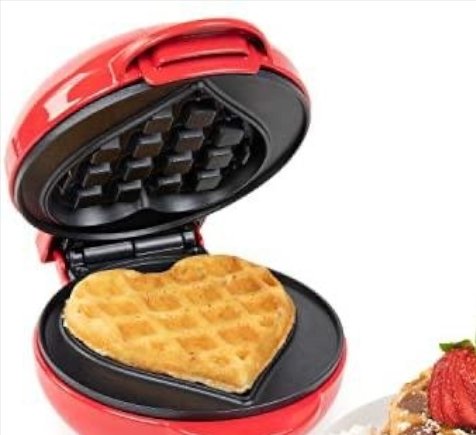 Forma Máquina de Fazer Waffle Grill Panqueca Elétrica 110v - 4