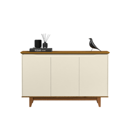Aparador Buffet 3 Portas Moderno Mdf/mdp Multiuso Retro Top - 1
