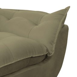 Poltrona Decorativa Sala de Estar Escritório Quarto Prime Cor: Capuccino - 5