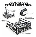 Ver imagem 5 de Porta Guardanapo de Mesa Preto Fosco com Peso Suporte Preto