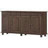 Balcao Madeira Maciça 4 Portas 4 Gavetas 169 Cm 8929 Cafe Milani Store - 1