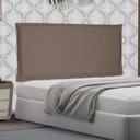 Ver imagem 2 de Cabeceira Painel Estofada Cama Box Casal Queen Veneza 160cm Suede Caramelo - Desk Design