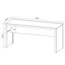 Ver imagem 2 de Mesa para Escritório Escrivaninha 180 Cm Nogal
