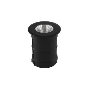 Embutido de Solo Led Taschibra Thin 3w 3000k Ip67 - Preto - Luz Quente 3000k