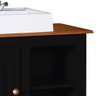 Gabinete para Banheiro 1 Porta com Cuba Dália 3051 - 3