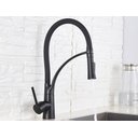 Ver imagem 3 de Torneira Cozinha Gourmet Monocomando Preto Fosco