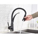 Ver imagem 4 de Torneira Cozinha Gourmet Monocomando Preto Fosco