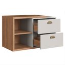 Ver imagem 5 de Gabinete de Banheiro 80cm para Cuba 2 Portas Fael Mel/arenas F10 - Mpozenato