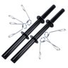 Barra 40cm Par Halteres Presilha Musculação Anilha Academia - 1