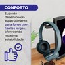 Suporte para Headset Canto Monitor-compacto-organizador -lado Direito-abs-fone de Ouvido-acessório - 8
