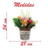 Arranjo de Flores Hortênsia e Rosas Artificiais 28cm - 3