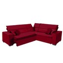 Ver imagem 3 de Sofá Milão 2.50mx2.50m de Canto, Retrátil e Reclinável - Vinho