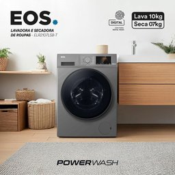 Lava e Seca Eos 10kg Power Wash Titanium Elr2107lst 220v - 4