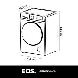 Lava e Seca Eos 10kg Power Wash Titanium Elr2107lst 220v - 7