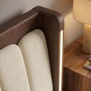 Ver imagem 7 de Cabeceira Queen 160 cm Lumina LED com Frame Linho Tca 210 Corino Tcs 721 Peer