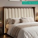 Ver imagem 2 de Cabeceira Queen 160 cm Lumina LED com Frame Linho Tca 210 Corino Tcs 721 Peer
