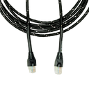 Ver imagem 2 de Cabo de Rede Cat5e Revestido Tecido Preto/rosa Copperlan 10 Metros