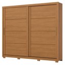 Ver imagem 1 de Guarda Roupa Casal 2 Portas Deslizantes 4 Gavetas Palace D237 Cinamomo - Henn