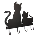 Ver imagem 7 de Porta Chaves Suporte de Parede Gatinhos em Ferro Decorativo