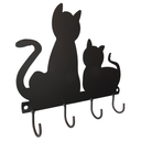 Ver imagem 5 de Porta Chaves Suporte de Parede Gatinhos em Ferro Decorativo