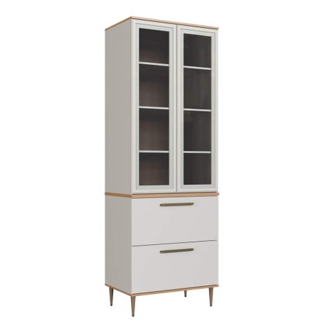 Armário Paneleiro 80cm 2 Portas 2 Gavetas IS1852 Linha Isabelle Delmarco