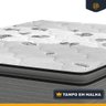 Cama Box Baú com Colchão de Espuma D33 Pillow Top Resistence + Auxiliar Unique Solteiro 88cm - 6