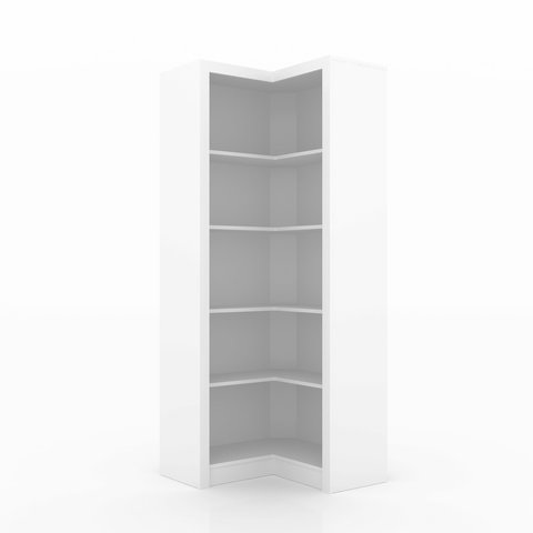 Armário Estante Aberto de Canto Me4132 Branco - Tecno