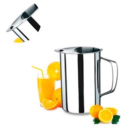 Jarra Cozinha Meia Tampa Inox C/ Aparador de Gelo 1,8 Litros - 5