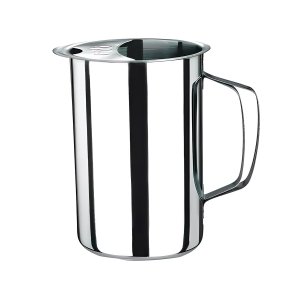 Jarra Cozinha Meia Tampa Inox C/ Aparador de Gelo 1,8 Litros
