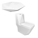 Ver imagem 1 de KIT VASO SANITÁRIO MONOBLOCO PRODUZIDO EM CERÂMICA - BAB0021 + VAB0005-C