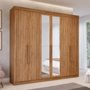 Ver imagem 1 de Guarda Roupa Maite 6 Portas 6 Gavetas e Espelhos MDF
