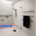 Ver imagem 5 de Ralo Click Mágico Inteligente Quadrado 15x15 Preto Fosco Banheiro Lavabo Irc03