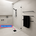 Ver imagem 5 de Ralo Click Mágico Inteligente Quadrado 15x15 Preto Fosco Banheiro Lavabo Irc03