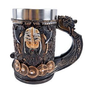 Caneca de Resina 3d Barco Vikings