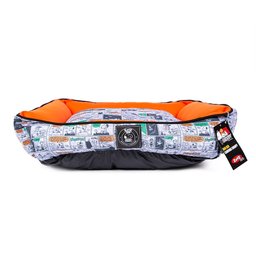 Cama Para Cachorro E Gato Pet Snoopy Tirinha Laranja P - 2