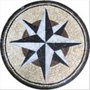 Ver imagem 1 de Rosa Dos Ventos em Mosaico Rosa Dei Venti
