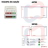 Módulo Interruptor Inteligente para Automação Residencial WiFi com 1 Saída - Smartz - 4